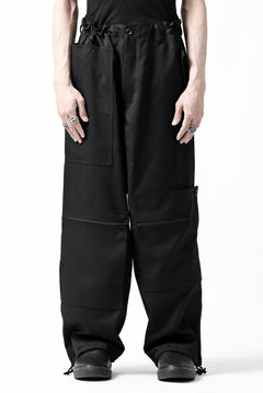 画像をギャラリービューアに読み込む, Y's BANG ON! No.189 GABARDINE PATCH WORK PANTS (BLACK)
