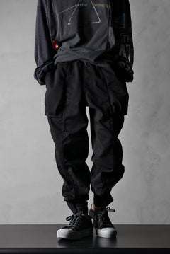 画像をギャラリービューアに読み込む, CHANGES VINTAGE REMAKE CUFF EASY TROUSERS / Dickies FABRIC (MULTI BLACK #C)