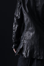 画像をギャラリービューアに読み込む, ISAMU KATAYAMA BACKLASH TAILORED JACKET / DOUBLE-SHOULDER OBJECT DYED (BLACK)