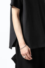 画像をギャラリービューアに読み込む, COLINA RELAX FIT T-SHIRT / PIQUE KNITTING JERSEY (ANTIQUE BLACK)