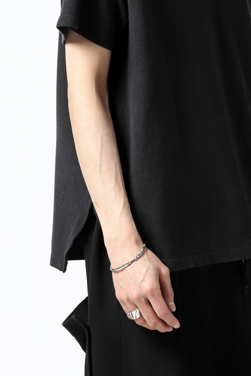 画像をギャラリービューアに読み込む, COLINA RELAX FIT T-SHIRT / PIQUE KNITTING JERSEY (ANTIQUE BLACK)