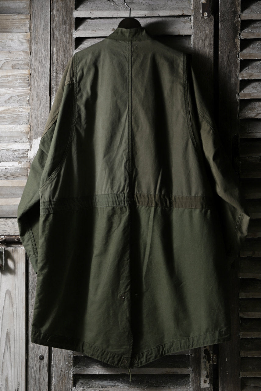 画像をギャラリービューアに読み込む, CHANGES VINTAGE REMAKE OVERSIZED MILITARY COAT (KHAKI #A)