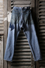 画像をギャラリービューアに読み込む, CHANGES VINTAGE REMAKE DENIM STRAIGHT PANTS / VINTAGE DENIM (INDIGO #B)