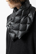 Load image into Gallery viewer, ISAMU KATAYAMA BACKLASH DOWN MUFFLER / KANGAROO + POLISH WHITE GOOSE (BLACK)