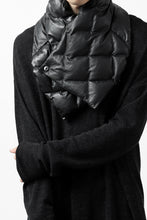 Load image into Gallery viewer, ISAMU KATAYAMA BACKLASH DOWN MUFFLER / KANGAROO + POLISH WHITE GOOSE (BLACK)