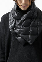 Load image into Gallery viewer, ISAMU KATAYAMA BACKLASH DOWN MUFFLER / KANGAROO + POLISH WHITE GOOSE (BLACK)