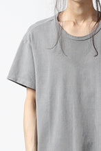 画像をギャラリービューアに読み込む, COLINA RELAX FIT T-SHIRT / PIQUE KNITTING JERSEY (L.SUMI DYED)