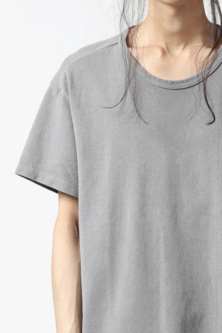画像をギャラリービューアに読み込む, COLINA RELAX FIT T-SHIRT / PIQUE KNITTING JERSEY (L.SUMI DYED)