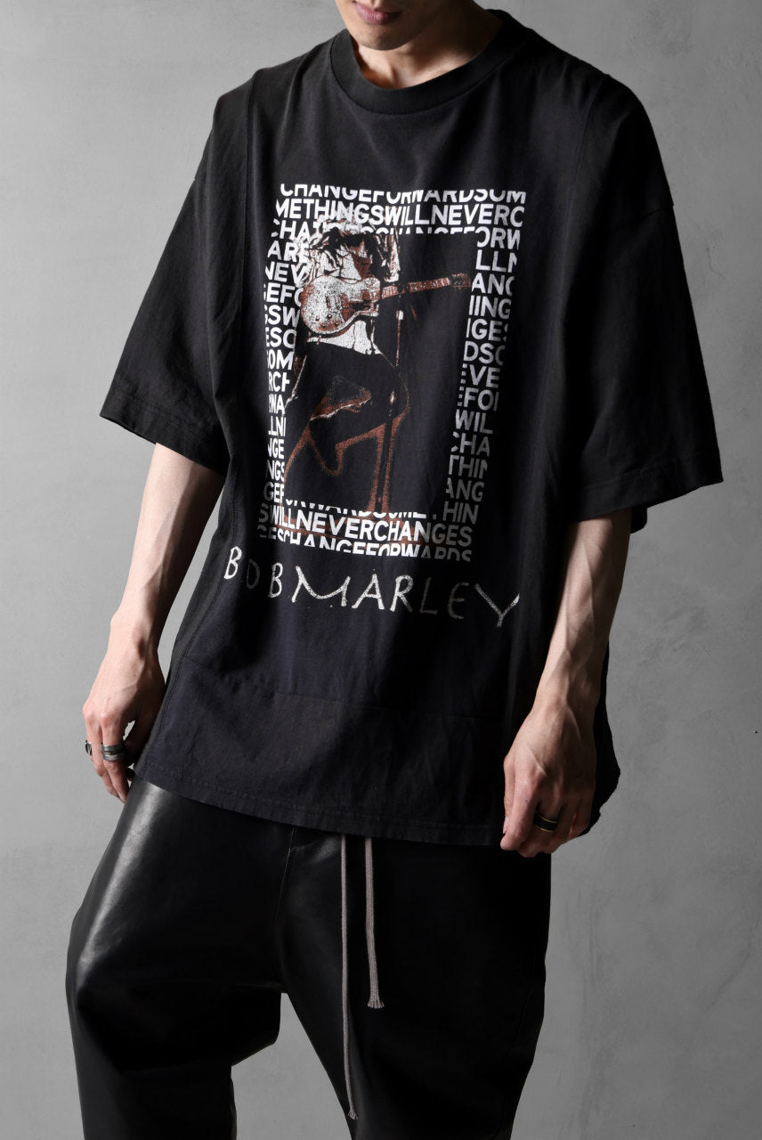 画像をギャラリービューアに読み込む, CHANGES VINTAGE REMAKE MULTI PANEL S/S TEE (BLACK #A)