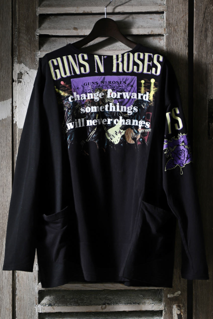 画像をギャラリービューアに読み込む, CHANGES VINTAGE REMAKE BOAT-NECK BAND L/S TEE (BLACK #C)