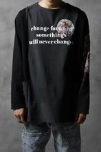 画像をギャラリービューアに読み込む, CHANGES VINTAGE REMAKE BOAT-NECK BAND L/S TEE (BLACK #F)