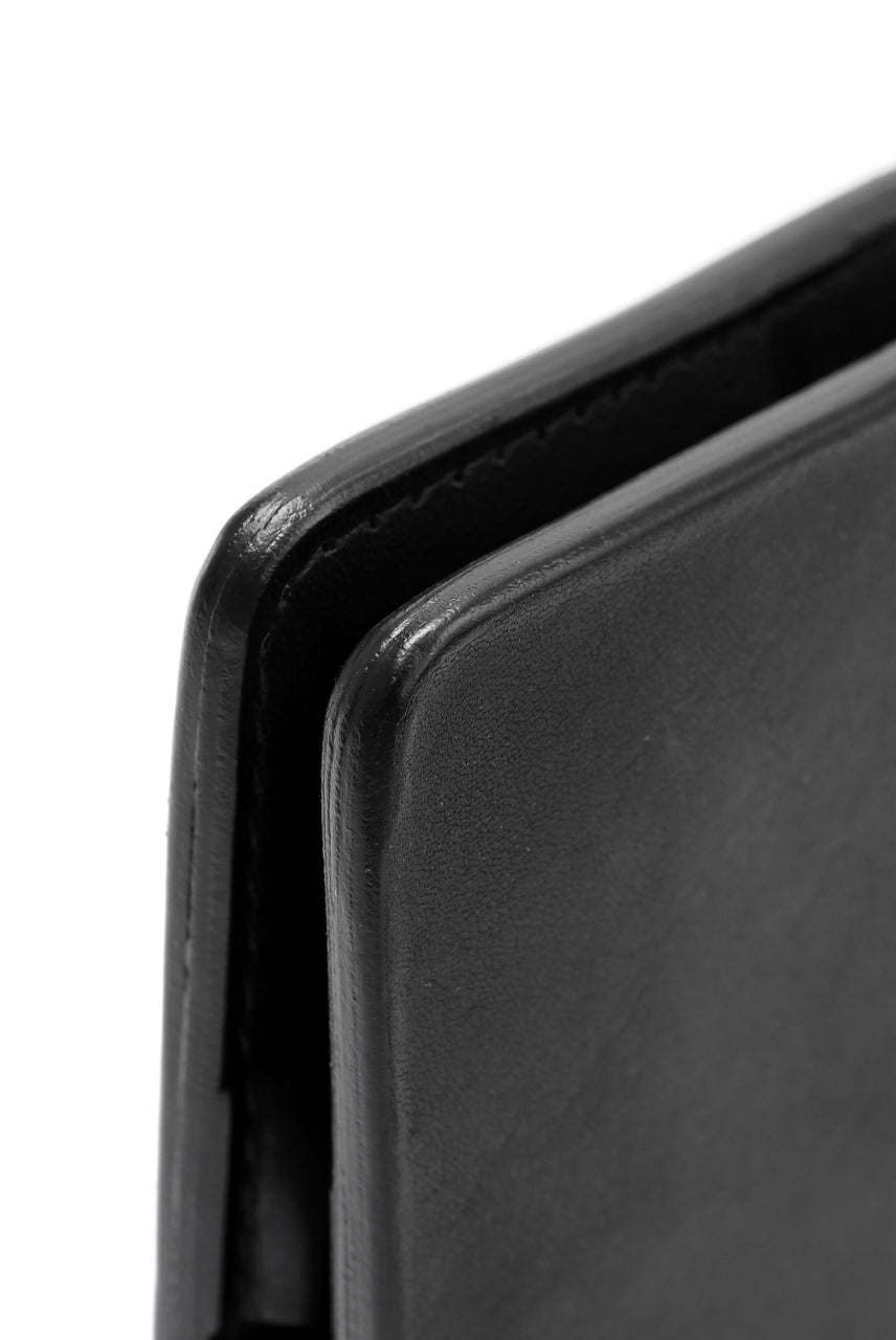 Load image into Gallery viewer, ISAMU KATAYAMA BACKLASH 2-FOLD SMART WALLET / GUIDI CALF (BLACK)