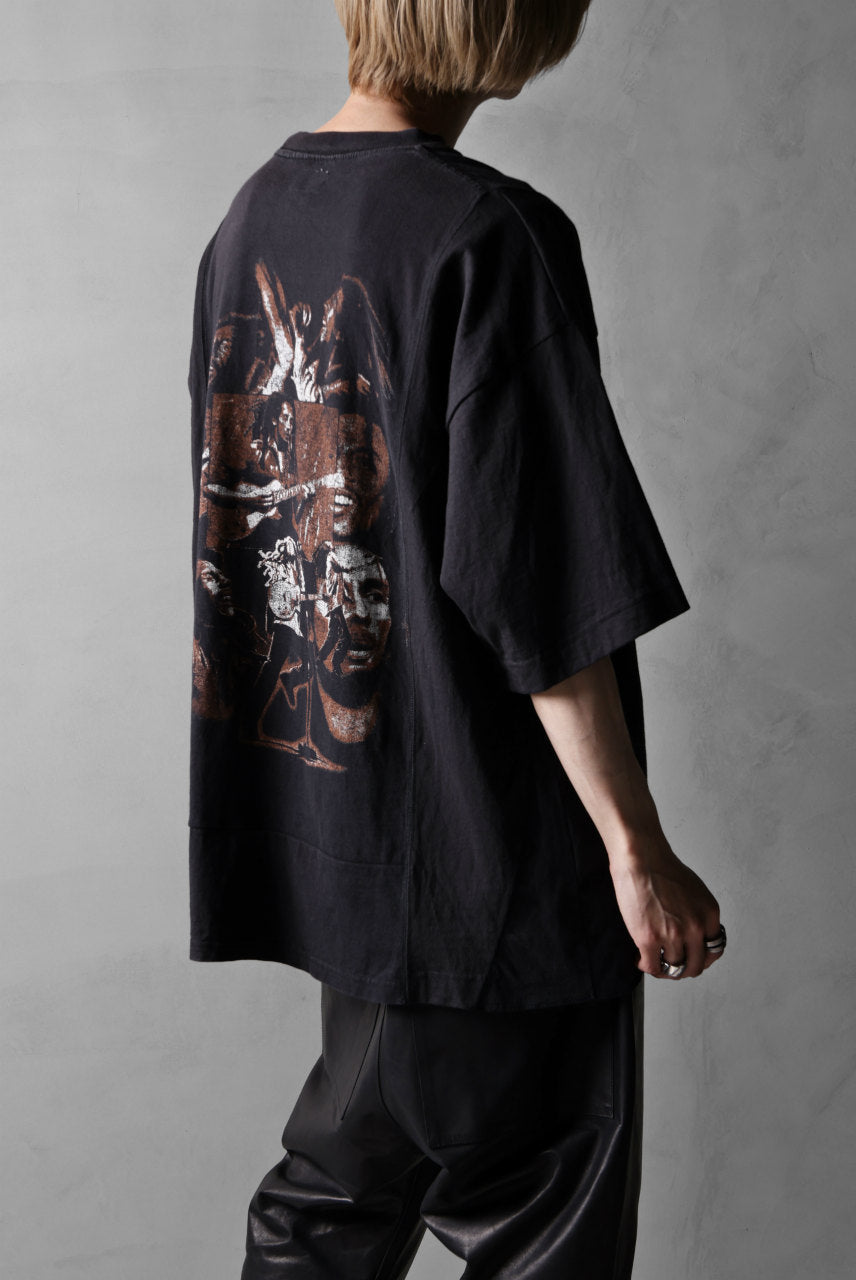 画像をギャラリービューアに読み込む, CHANGES VINTAGE REMAKE MULTI PANEL S/S TEE (BLACK #A)