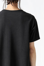 画像をギャラリービューアに読み込む, COLINA RELAX FIT T-SHIRT / PIQUE KNITTING JERSEY (ANTIQUE BLACK)