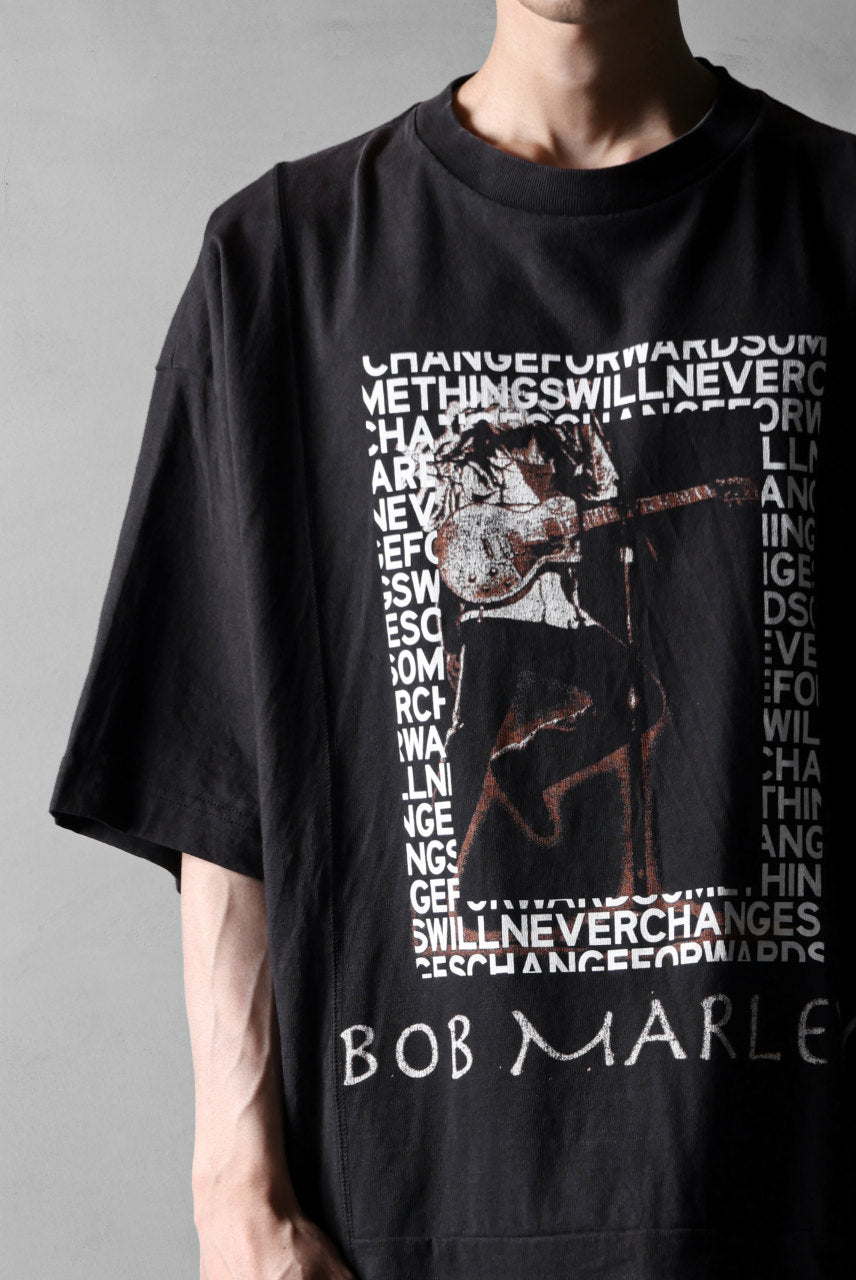 画像をギャラリービューアに読み込む, CHANGES VINTAGE REMAKE MULTI PANEL S/S TEE (BLACK #A)