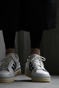 画像をギャラリービューアに読み込む, Y-3 Yohji Yamamoto HICHO LOW SNEAKERS (WHITE/BLACK/GREY)