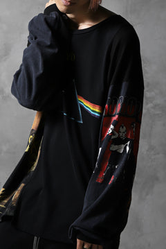 画像をギャラリービューアに読み込む, CHANGES VINTAGE REMAKE MULTI PANEL BAND L/S TEE (BLACK #B)