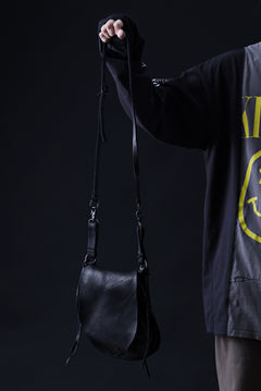 画像をギャラリービューアに読み込む, ISAMU KATAYAMA BACKLASH MEDICINE BAG / DOUBLE-SHOULDER OBJECT DYED (BLACK)