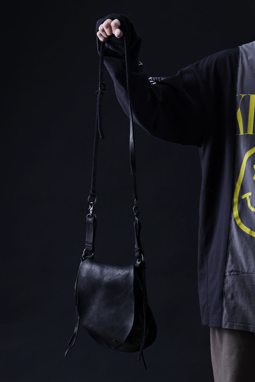 画像をギャラリービューアに読み込む, ISAMU KATAYAMA BACKLASH MEDICINE BAG / DOUBLE-SHOULDER OBJECT DYED (BLACK)