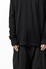 画像をギャラリービューアに読み込む, KLASICA SMOKE SMOOTH TURTLE NECK PULL / JACQUARD KNIT JERSEY (BLACK)