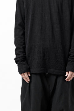 画像をギャラリービューアに読み込む, KLASICA SMOKE SMOOTH TURTLE NECK PULL / JACQUARD KNIT JERSEY (BLACK)