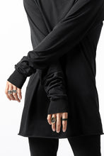 画像をギャラリービューアに読み込む, 11 BY BORIS BIDJAN SABERI LONG SLEEVE "LS1B-F-1101" (BLACK DYE)