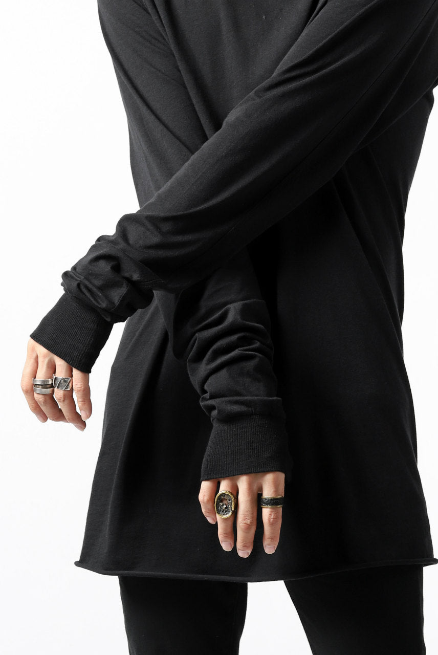 画像をギャラリービューアに読み込む, 11 BY BORIS BIDJAN SABERI LONG SLEEVE "LS1B-F-1101" (BLACK DYE)