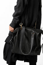 画像をギャラリービューアに読み込む, ierib exclusive 2way Doctors Bag with Strap Belt / FVT Oiled Horse (BLACK)