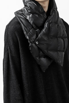 Load image into Gallery viewer, ISAMU KATAYAMA BACKLASH DOWN MUFFLER / KANGAROO + POLISH WHITE GOOSE (BLACK)