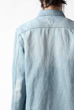 画像をギャラリービューアに読み込む, ISAMU KATAYAMA BACKLASH LOOSEY JEAN JACKET / COTTON LINEN DENIM (INDIGO)