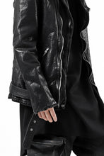 Load image into Gallery viewer, ISAMU KATAYAMA BACKLASH DOUBLE BREASTED JACKET / DOUBLE-SHOULDER OBJECT DYED (BLACK)