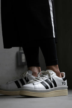 画像をギャラリービューアに読み込む, Y-3 Yohji Yamamoto HICHO LOW SNEAKERS (WHITE/BLACK/GREY)