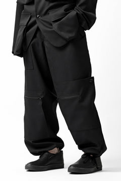 画像をギャラリービューアに読み込む, Y's BANG ON! No.189 GABARDINE PATCH WORK PANTS (BLACK)