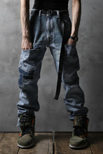 画像をギャラリービューアに読み込む, CHANGES VINTAGE REMAKE DENIM STRAIGHT PANTS / VINTAGE DENIM (INDIGO #B)