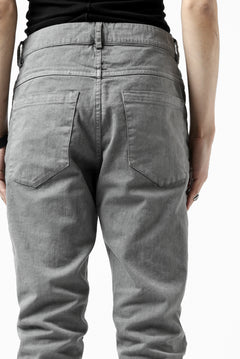 画像をギャラリービューアに読み込む, daub DYEING ERGONOMIC SLIM PANTS / L.TWILL (GREY)