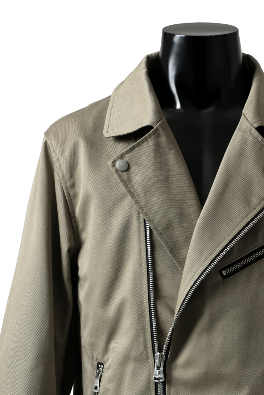 Load image into Gallery viewer, ISAMU KATAYAMA BACKLASH xx Dickies® DOUBLE RIDERS JACKET (KHAKI)
