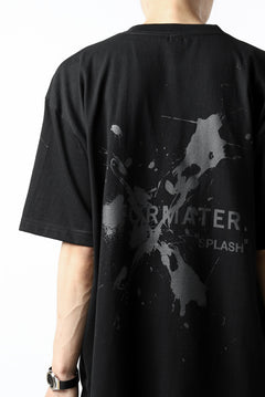 画像をギャラリービューアに読み込む, DEFORMATER.® VANISHED PRINT "SPLASH" T-SHIRT (BLACK)