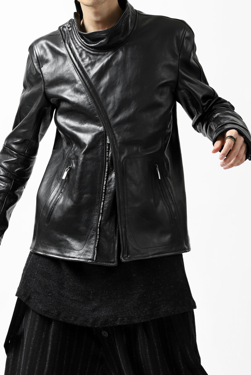 画像をギャラリービューアに読み込む, ierib exclusive peat zipper jacket  / smooth horse leather (BLACK)