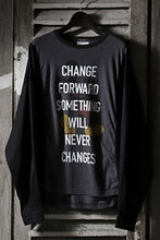 画像をギャラリービューアに読み込む, CHANGES VINTAGE REMAKE LONG SLEEVE SHIRT TOPS (GREY x BLACK #MICKEY)