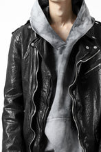 Load image into Gallery viewer, ISAMU KATAYAMA BACKLASH DOUBLE BREASTED JACKET / DOUBLE-SHOULDER OBJECT DYED (BLACK)