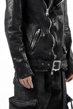 Load image into Gallery viewer, ISAMU KATAYAMA BACKLASH DOUBLE BREASTED JACKET / DOUBLE-SHOULDER OBJECT DYED (BLACK)