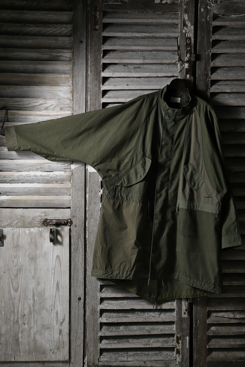 画像をギャラリービューアに読み込む, CHANGES VINTAGE REMAKE OVERSIZED MILITARY COAT (KHAKI #A)