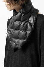 Load image into Gallery viewer, ISAMU KATAYAMA BACKLASH DOWN MUFFLER / KANGAROO + POLISH WHITE GOOSE (BLACK)