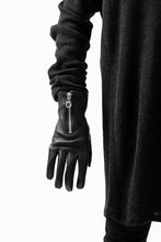画像をギャラリービューアに読み込む, ISAMU KATAYAMA BACKLASH SMOOTH DEERSKIN ZIPPER GLOVE (BLACK)