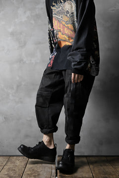 画像をギャラリービューアに読み込む, CHANGES VINTAGE REMAKE MILITARY CARGO TAPERED PANTS / WOODLAND CAMO (BLACK DYED #A)
