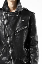 Load image into Gallery viewer, ISAMU KATAYAMA BACKLASH DOUBLE BREASTED JACKET / DOUBLE-SHOULDER OBJECT DYED (BLACK)