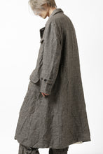 画像をギャラリービューアに読み込む, YUTA MATSUOKA double-breasted long coat / primitive wool (brown)