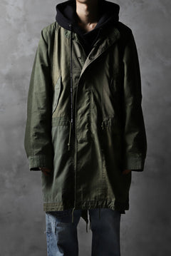 画像をギャラリービューアに読み込む, CHANGES VINTAGE REMAKE OVERSIZED MILITARY COAT (KHAKI #A)