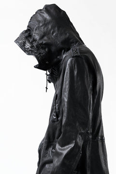 画像をギャラリービューアに読み込む, ISAMU KATAYAMA BACKLASH MODS COAT / GOAT LEATHER (GARMENT+SPRAY DYED / BLACK)