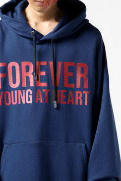 Load image into Gallery viewer, mastermind JAPAN SWEAT HOODIE / GLITTER LOGO (NAVY)